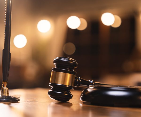 law and authority lawyer concept, judgment gavel hammer in court courtroom for crime judgement legislation and judicial decision, judge having justice of punishment guilt and criminal verdict legal